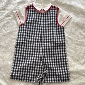 Proper Peony Jon Jon with piped polo (two piece) NWT